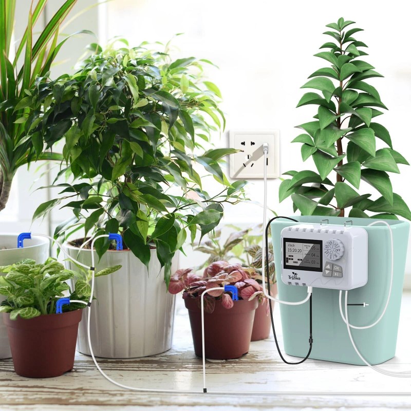 TRJZWA Automatic Watering System Watering System Kit Schedule Water Timer