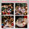 CLHXWU Pack of 20 6 cm Fillable Christmas Baubles, Transparent