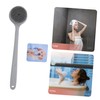 PACKOVE Silicone Body Scrubber Long Handle Bath Brush for Back