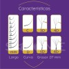 Nagaraku Extensiones De Pestañas 6d W Fibras Tecnológicas