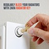 ZAVIA Radiator Bleed Key 2 Pack Brass Radiator Key Set