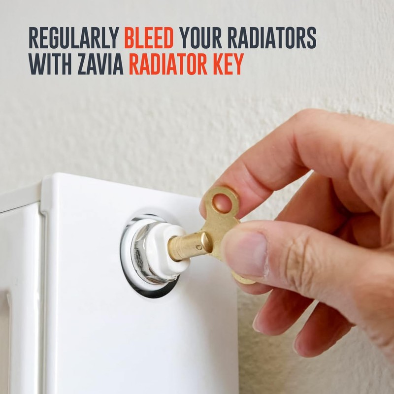 ZAVIA Radiator Bleed Key 2 Pack Brass Radiator Key Set