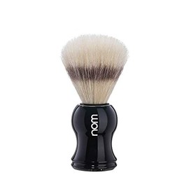 Nom - Shaving Brush - Gustav Series - Pure Bristle - Plastic Black