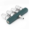 4 Way Air Hose Splitter, Brass Galvanised Pneumatic Connection Adapter,