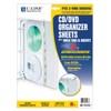C-Line Deluxe CD Ring Binder Storage Pages with Index Tabs,