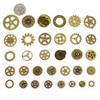 LolliBeads (TM) 120 Gram Antiqued Bronze Metal Skeleton Steampunk Watch