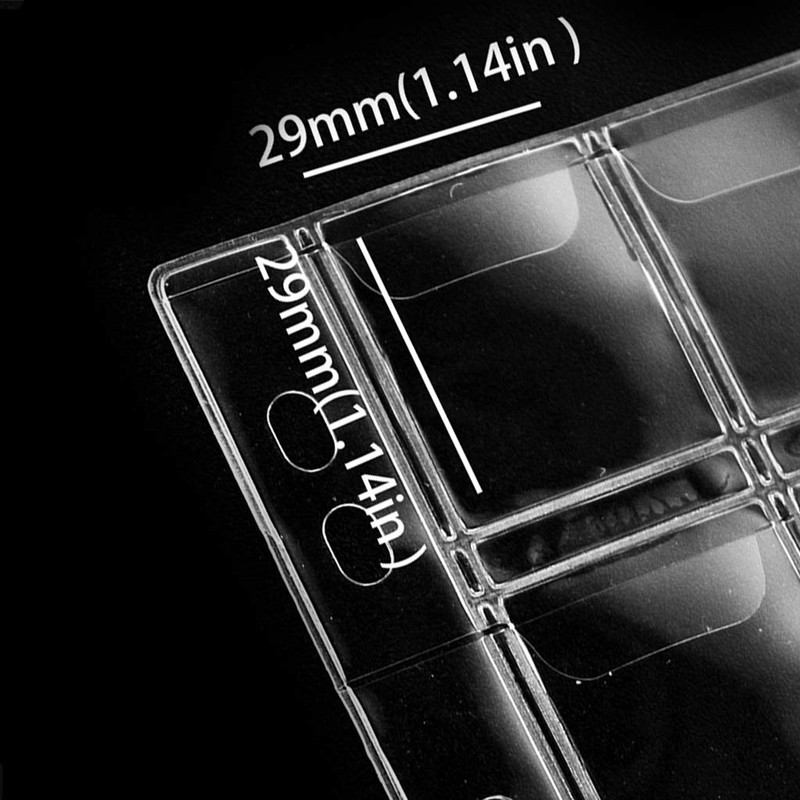 420 Pockets Standard 9-Hole Coin Inserts for Coins, 10 Sheets