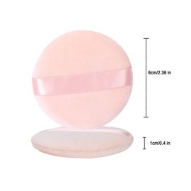 Powder Puff 2.36 inch Round Puff Makeup Pads Makeup Puff Powder Puff Face 6Pcs Makeup Loose Powder Puffs Cosmetic Puff
