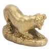 Brass Tiger Statue Ferocious Tiger Durable Brass Rustproof Durable Sturdy
