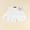 Neutocd Women Skorts Elastic Waist Built in Shorts Pleated Skirts