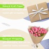 SMART&CASUAL 17.8"×1,200"(100') Brown Kraft Wrapping Paper for Craft Gift Bulletin