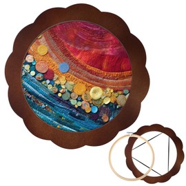 XEmbro 8 Inch Wood Embroidery Hoop Frame Set, Embroidery Frame