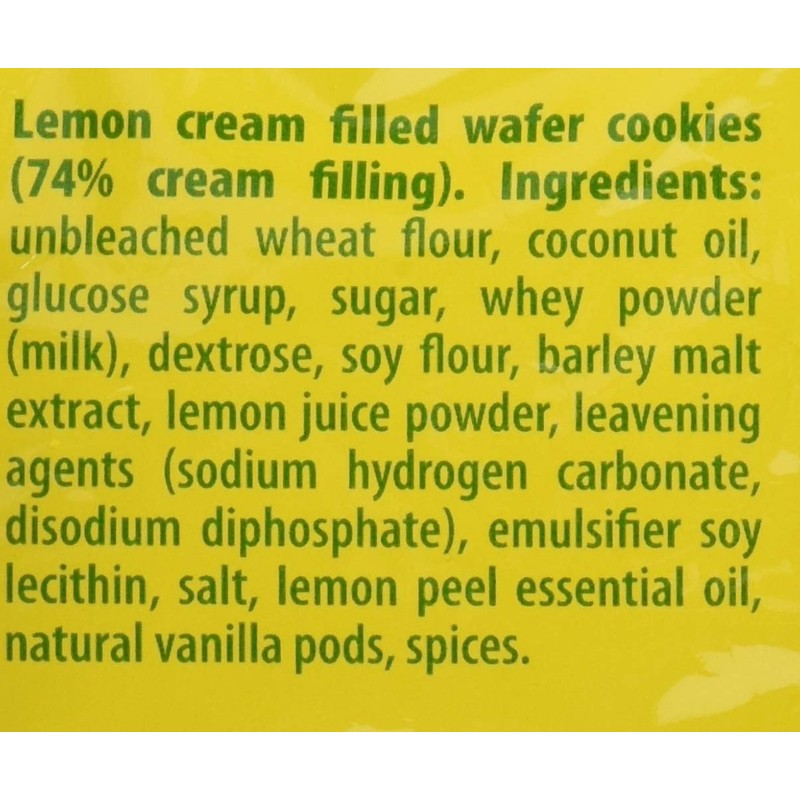 Loacker Wafer Quadratini Lemon 250g