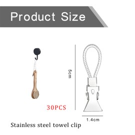 Pack of 30 towel clips, towel clips hanger for towels, hook towel hanger clips, towel hanger clip, towel clip, towel clips, towel clips for hanging, hooks for towels