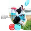 Hztyyier Dog Flying Disc, Squeaky Flexible Teeth Cleaning Flying Disc