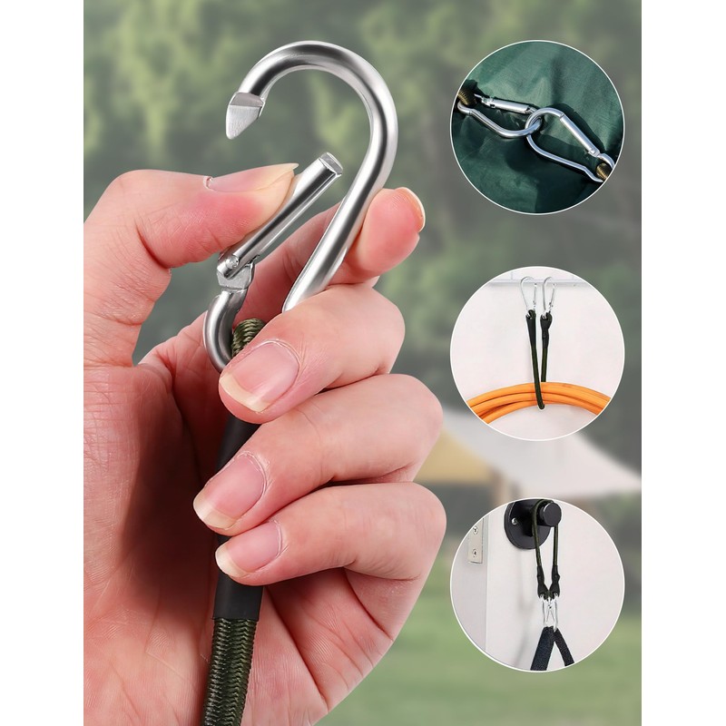 Pokmill Sunshade Hooks, Set of 4, Strong Hooks, Set of