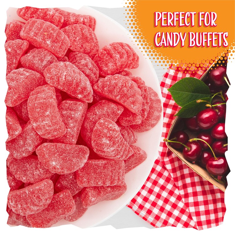 Cherry Slices Jelly Candy | 2 Pound Bag | Soft