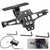 Motorcycle Number Plate Holder, Adjustable Number Plate Holder, Universal CNC