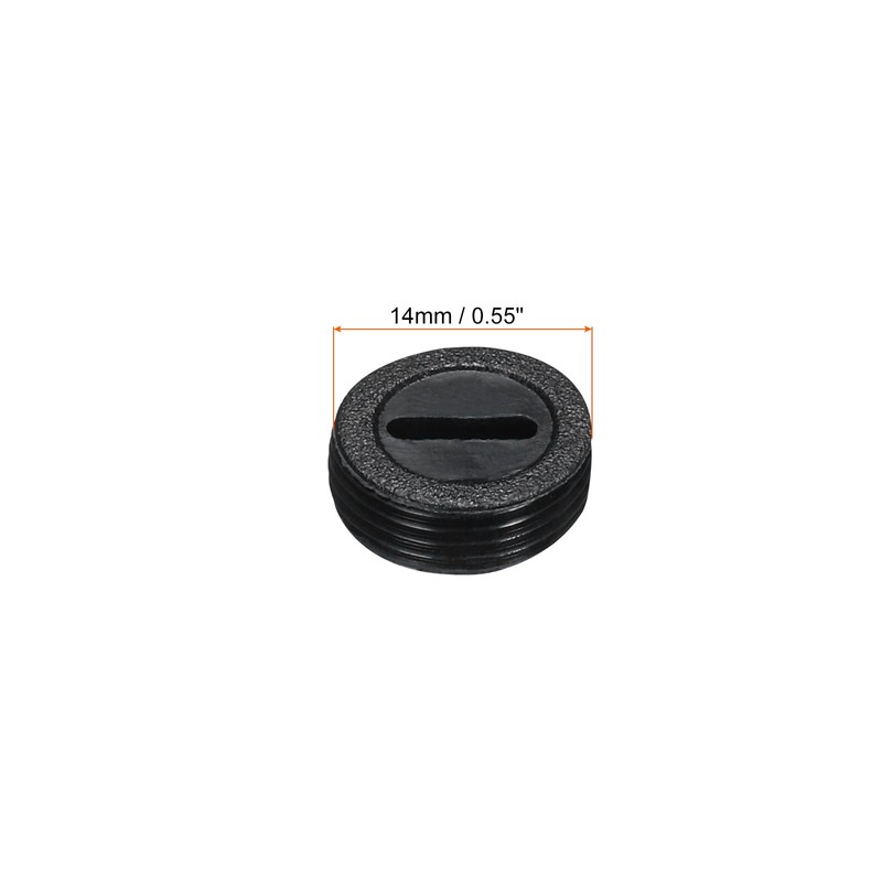 sourcing map Carbon Brush Holder Cap Motor Electric Brush Plastic