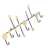 Wall Mounted Coat Rack Clothes Organizer Hooks Hanger for Hat