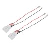 X AUTOHAUX 2 Pcs Car Speaker Connector Wire Harness Adapter