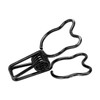 100Pcs Binder Clips Cute Bear Hollow Strong Clamping Force Metal