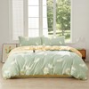 SAPHREAS White Daisy Floral Duvet Cover Set Twin Size 2pcs