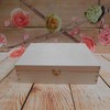 Plain Wooden Tea Bag Box with 12 compartments, Unpainted Case