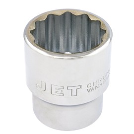 JET 673223-3/4-Inch Drive, 1-7/16", Regular, 12 Point, SAE Chrome Socket