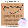 Birthday Bracelet Gifts for Teen Girls Women, Natural Stone Bracelets