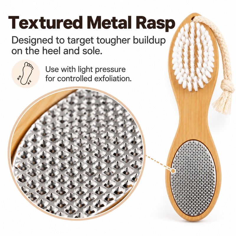 14-in-1 Foot Care Tool for At-Home Grooming – Wood Hand