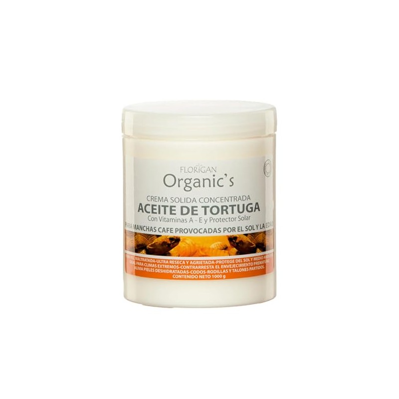 Florigan Crema Concentrada Aceite de Tortuga 600gr | Aceite de