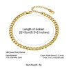 ChainsHouse 3 mm 5 mm Stainless Steel Anklet Women's Curb