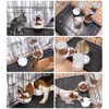 Hanging Automatic Pet Food Water Dispenser Set,Gravity Feeder Food Dispenser,Suitable
