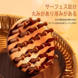 Disc Massage Comb, Scalp Massage, Meridian Communication, Anti-static, Surface Design, No Shaving Scalp, Travel Portable, Multi-functional, Suitable for Head Arm Foot Massage