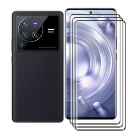 HHUAN [3-Pack] for Vivo X80 Pro Screen Protector, 9H Hardness Tempered Glass Screen Film, Anti-Scratch, Bubble Free, Anti-fingerprint, Protective Film for Vivo X80 Pro (6.78 Inch)