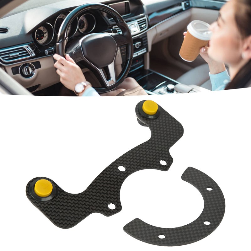 External Horn Button Kits Carbon Fiber 6 Bolts Steering Wheel