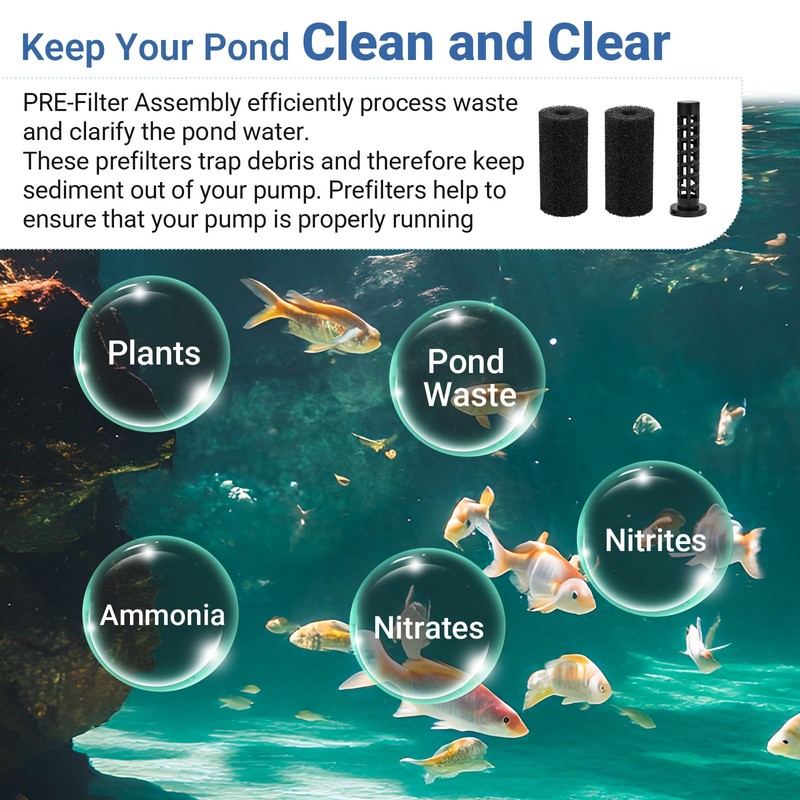 Pond Pump Replacement Pre Filters Kits 7137710 Compatible with Beckett