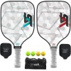Vivid Sports Graphite Pickleball Paddle Polymer Honeycomb Core | Duffle