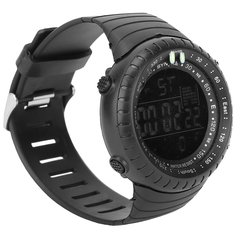 Digital Sports Watch Night Light Waterproof Multiple Functions Electronic Watch