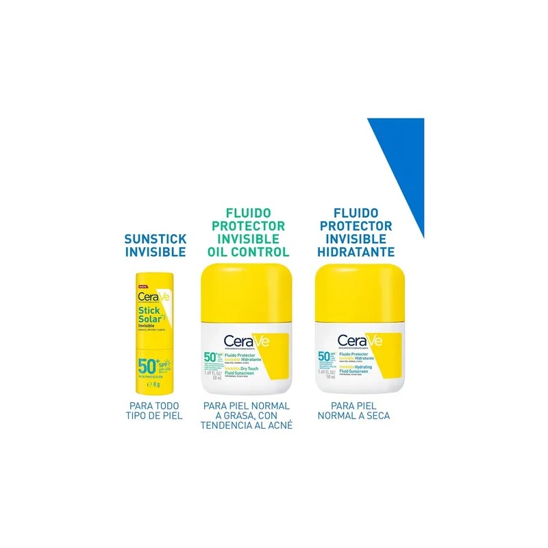 Protector Solar Sun Stick 50spf Invisible 8g Cerave