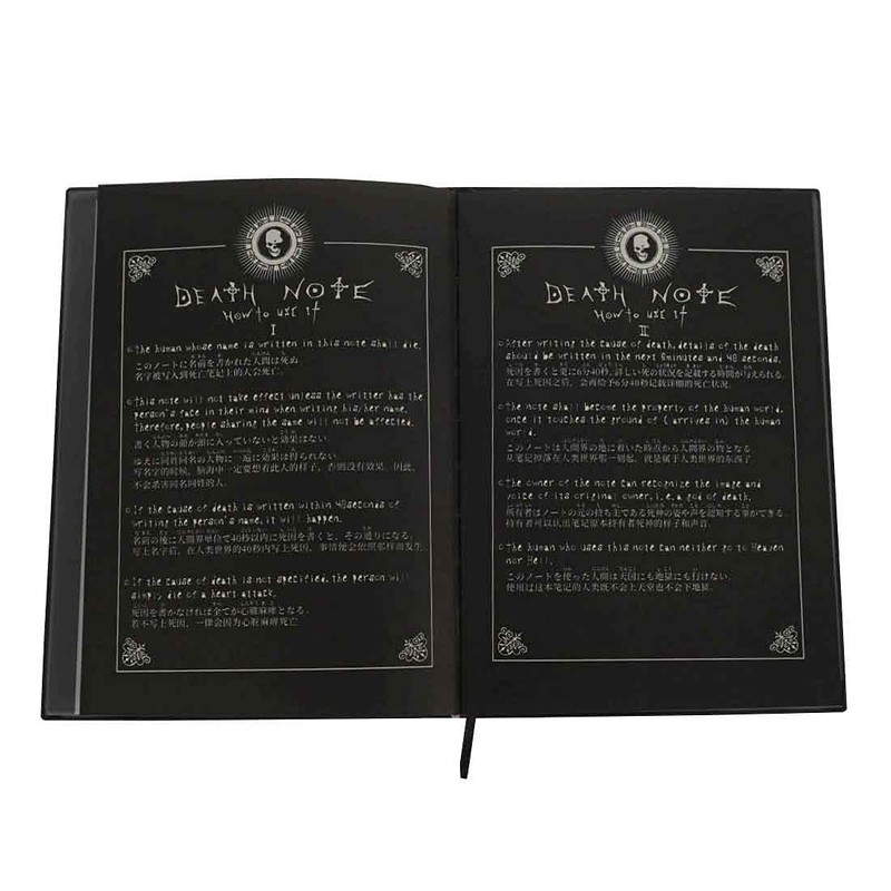 CoolChange Death Note Notebook by Light Yagami with Feather Quill