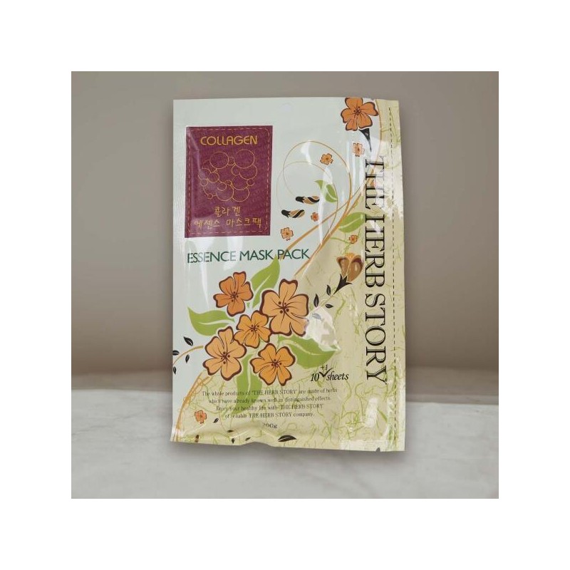 ArtBox 아트박스/허브스토리 더허브스토리에센스 마스크팩 콜라겐 11매입 Artbox/Herbstory TheHerbstoryEssence Mask Pack