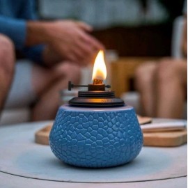 TiKi Brand Adjustable Flame Stone Table Torch