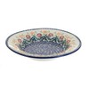 Blue Rose Polish Pottery Garden Bouquet Soup Plate