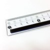 Nakatoshi Sangyo Nakatoshi 434-SR Anti-Slip Ruler, 5.9 inches (15 cm),