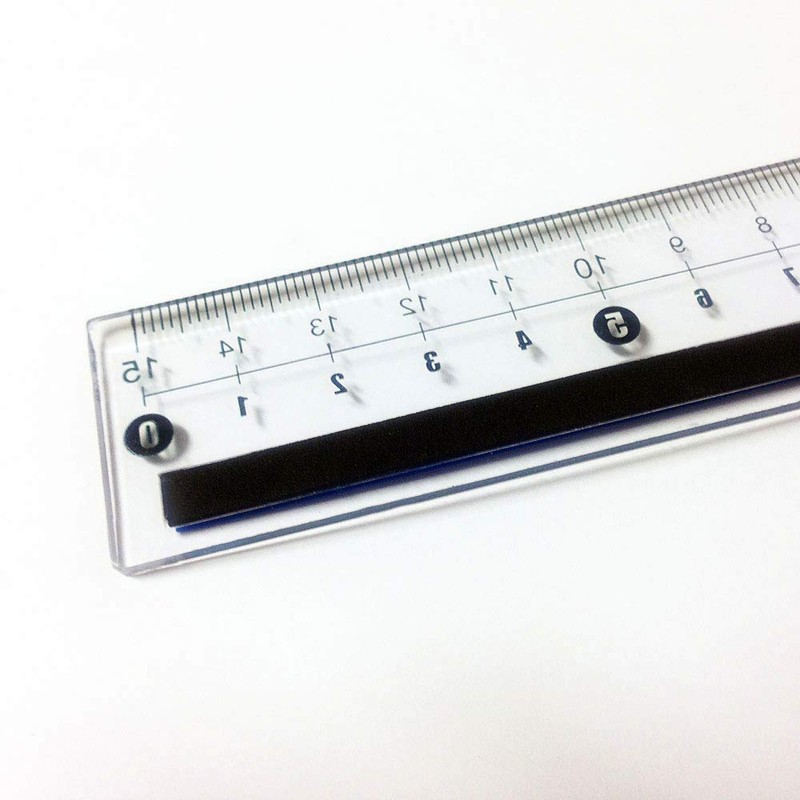 Nakatoshi Sangyo Nakatoshi 434-SR Anti-Slip Ruler, 5.9 inches (15 cm),