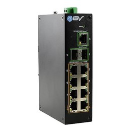 BV-Tech 11-Port Unmanaged Desktop Switch - 8 PoE Ports, 120W Total Power, All-Giga Ports
