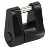 Trailer Lock Black 1/4In Zine Alloy Anti Theft Trailer Hitch