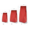 Bolsas Fuelles Lamitec Rojo 39cm x100 Para Café Semillas Alimentos